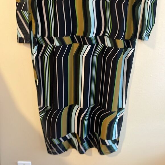 NWT Eloquii Mesh Turtleneck Midi Dress size 20 Plus Size Bodycon - Picture 4 of 13